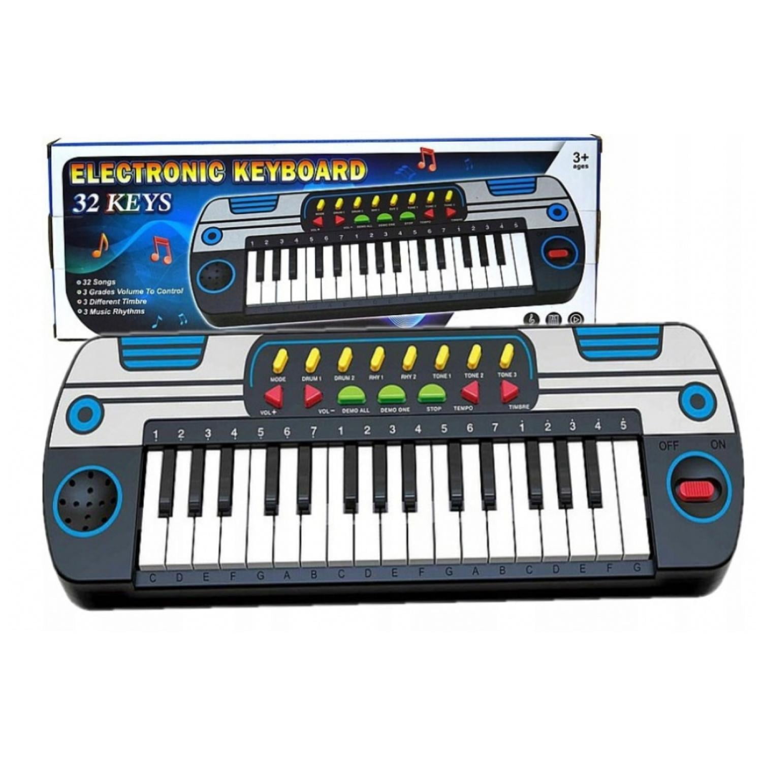Total Upgrate - Juguete Piano Teclado Musical 32 Teclas Con Sonido Infantil