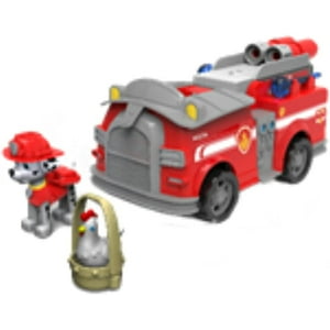 Paw Patrol Coche De Juguete Transformable Rise And Rescue Marshall Con Figuras De Acción