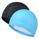 thumbnail image 1 of Gorro de natación de 2 piezas Gorro de natación con protección para los oídos Gorro de natación de PU con pelo de mayordomo Gorro de natación de entrenamiento para adultos, 1 of 6