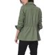 thumbnail image 3 of INSPIRE CHIC Chaquetas utilitarias para mujer con cordón en la cintura, bolsillos con solapa, cremallera y botones, verde XS, 3 of 8