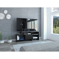 Tuhome - Rack Tv 49"" Bengala Wengue 1 Puerta 56X143X38,5 Cm