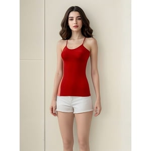 Flix Line - Polera Top Mujer Sin Mangas Fibra Bambú