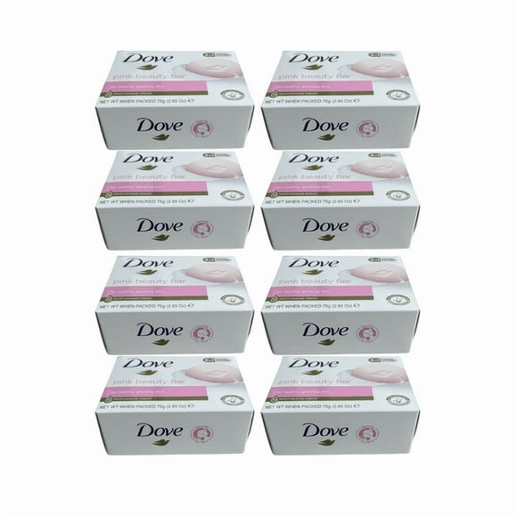 Pack 8 Jabones en Barra Dove Beauty Bar Pink Rosa 75gr
