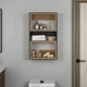 thumbnail image 5 of Mueble Auxilar Muro Baño Eco Negro Y Café Claro, 5 of 7
