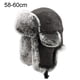 thumbnail image 2 of Sombrero de aviador unisex de gamuza resistente al viento y al viento., 2 of 5