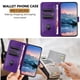 thumbnail image 3 of Funda Cartera para iPhone 16 Pro Max Tarjetero Soporte Magnético y Correa Morado, 3 of 5