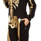 thumbnail image 4 of Disfraz Tipsy Elves, mono dorado con forma de esqueleto para mujer, talla M, 4 of 6