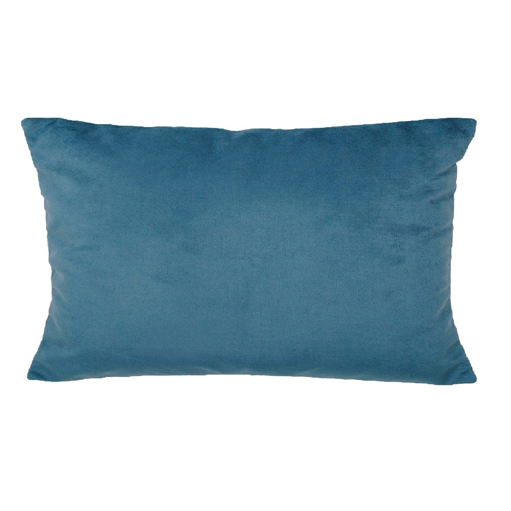 Masel - Cojin Felpa New Velvet 30x60 Azul Petroleo