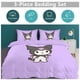 thumbnail image 2 of Kuromi Cute Cartoon Character Duvet Cover Set Bedding Set 1 Duvet Cover And 2 Pillowcases 3D Cartoon Printed Comfortable And Ultra Soft Bed Set Room Decor for Bedroom, 2 of 5