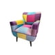 thumbnail image 2 of Poltrona Patchwork Modelo Bote 75x75x85 cm, 2 of 4