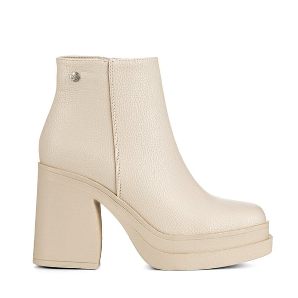Botin Beige Casual Mujer Weide CZY572