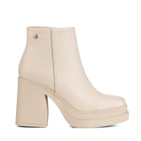 Botin Beige Casual Mujer Weide Czy572