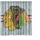 thumbnail image 1 of Cortina de ducha Whitexue Chicago Blackhawks de Whitexue, juego de cortina de baño con ganchos, tamaño 60 x 72 pulgadas, 1 of 3
