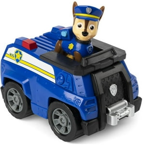 Nickelodeon - Juguete Chase Auto Azul Friccion Paw Patrol