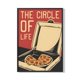 thumbnail image 1 of Cuadro Poster Enmarcado Pizza El Circulo De La Vida Decorativo, 1 of 1