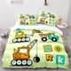 thumbnail image 1 of Engineering Vehicle Excavator Duvet Cover Set Polyester Bedding Set For Kids Boys Girls Comforter Cover, 1 of 5