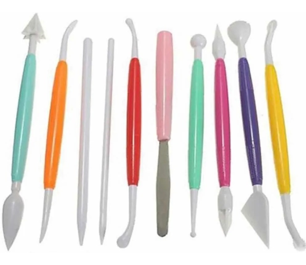 Genérico - Set Estecas Para Repostería Fondant 9 Piezas
