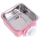 thumbnail image 1 of Cuenco para perros de acero inoxidable extraíble y colgante para comida y agua, cuencos para jaulas de mascotas, 1 of 8