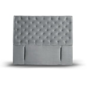 Latam Home - Respaldo Brescia Tela Gris King