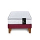 thumbnail image 1 of Cama Europea Zen Top Tela Burdeo 1 Plaza, 1 of 4
