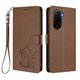 thumbnail image 1 of Xiaomi POCO M7 4G Funda Billetera con Ranuras para Tarjetas, Marrón, 1 of 6