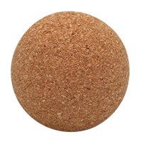 Ioensy - Pelota De Masaje De Corcho, Parte Inferior De La Espalda Portátil Para Entrenamiento De Gimnasia Deportiva, 8Cm