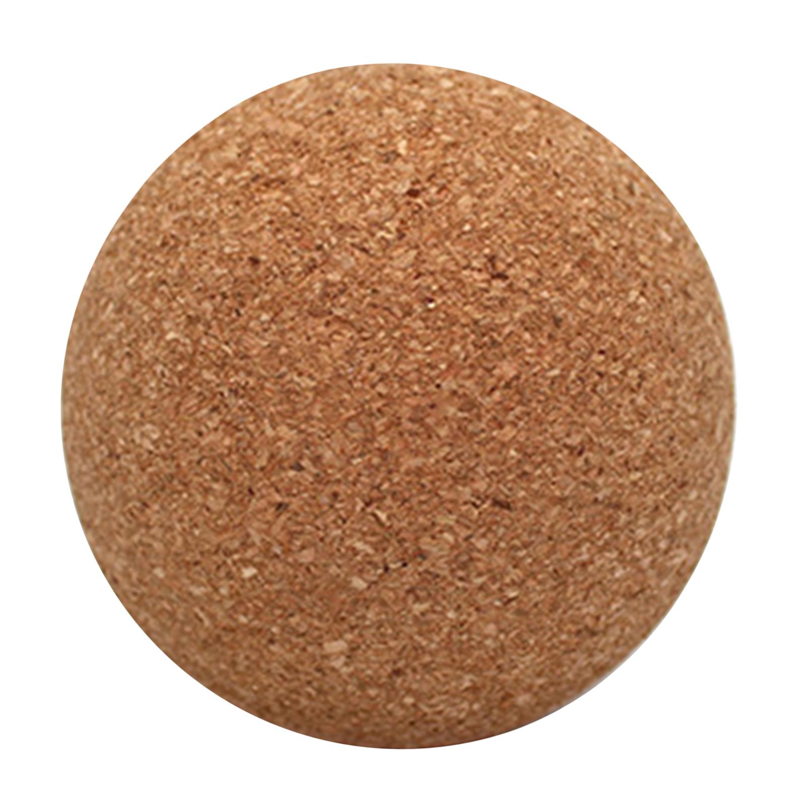 Ioensy - Pelota De Masaje De Corcho, Parte Inferior De La Espalda Portátil Para Entrenamiento De Gimnasia Deportiva, 8Cm