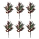 thumbnail image 5 of 6 Ramas De Frutos Rojos Artificiales De 16 Pulgadas Para Decoración Navideña, 5 of 5