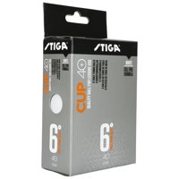 Stiga - Pelota Tenis De Mesa Cup 40+ Pack 6 Unidades