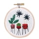 thumbnail image 4 of Kit de bordado estampado con patrones de punto de cruz Artesanía - Pot Plant EC002, 4 of 5