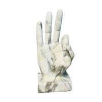 Magideal - Decoración De Estatua De Gesto, Adorno De Escritorio, Figura De Gesto Coleccionable De Gesto Ok Para Mesa, Decoración De Entrada De Hotel De Vacacione Bien Jaspeado