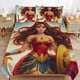thumbnail image 1 of Wonder Woman Bedding Se Ultra Soft Skin-Friendly Duvet Cover3 Piece, Cute Comforter Cover Bed Set, 1 of 5