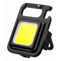Genérico - Mini Linterna Llavero Iman Led Cob Abridor Calidad Premium!! Color De La Linterna Negro Color De La Luz Blanco