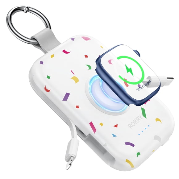Power Bank RORRY CharmGo 5000 mAh con cables integrados