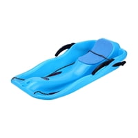 Magideal - Deportes Al Aire Libre Trineo De Nieve Hierba Arena Deslizador Tabla De Esquí Antideslizante Trineo Duradero Trineo De Trineo Para Accesorios De Esquí Azul Normal