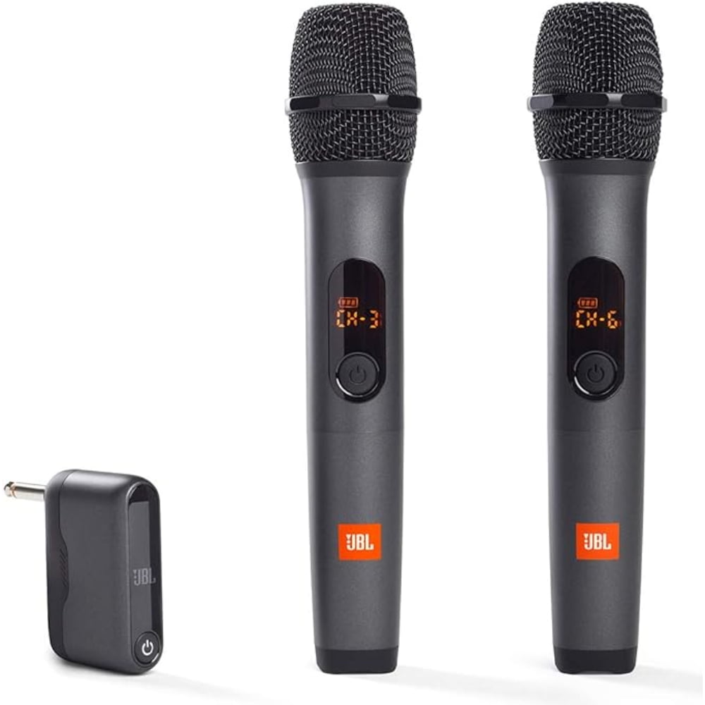 Sistema Inalambrico Dos Microfonos Con Receptor De Doble Canal Jbl