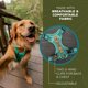 thumbnail image 4 of Arnés para perro Wilderdog mediano Seafoam reflectante, 4 of 7