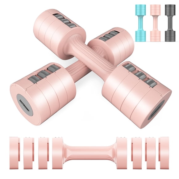 Mancuernas ajustables EAST MOUNT de 2 a 5 kg para mujer