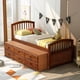 thumbnail image 2 of Orisfur. Twin Size Platform Storage Bed Solid Wood Bed with 6 Drawers, 2 of 3