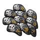 thumbnail image 1 of 10 Unids Pu Cuero Impermeable Iron Club Protector Golf Head Covers Golfista Gift, 1 of 5