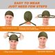 thumbnail image 5 of Turbante para la cabeza MLTUARG 53‑63 cm, paquete de 4, forro de satén, 5 of 7