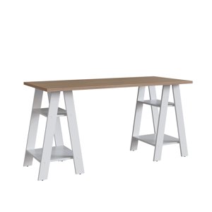 Df Home - Escritorio Self Nova Castaño Blanco B70.087