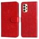 thumbnail image 5 of Funda tipo cartera FOXDOCK para Samsung Galaxy A13 4G , diseño girasol en relieve, cuero PU, cierre magnético, soporte y tarjetero, 5 of 5