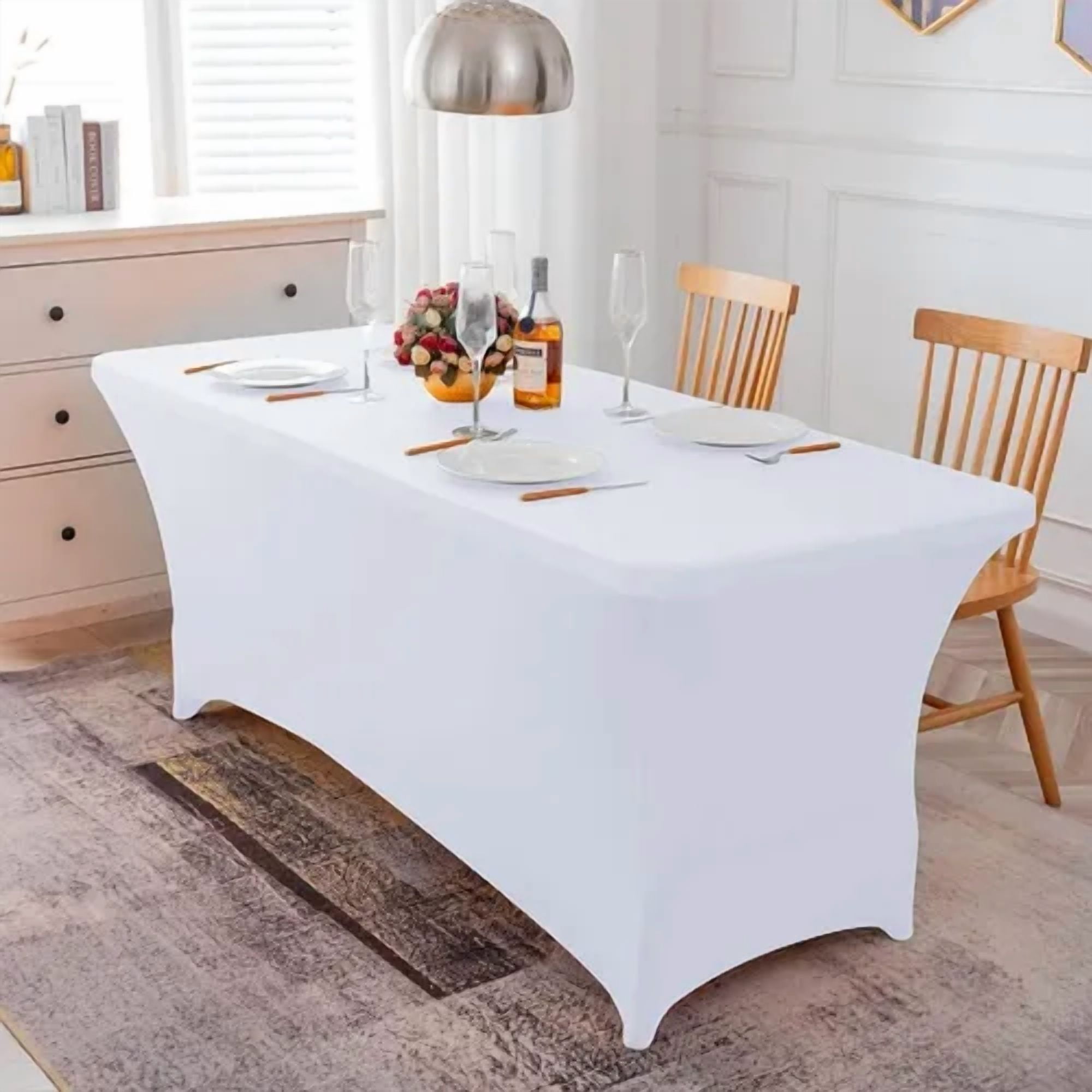 Genérico - Funda Mantel Spandex 183x76x76 Evento 6ft