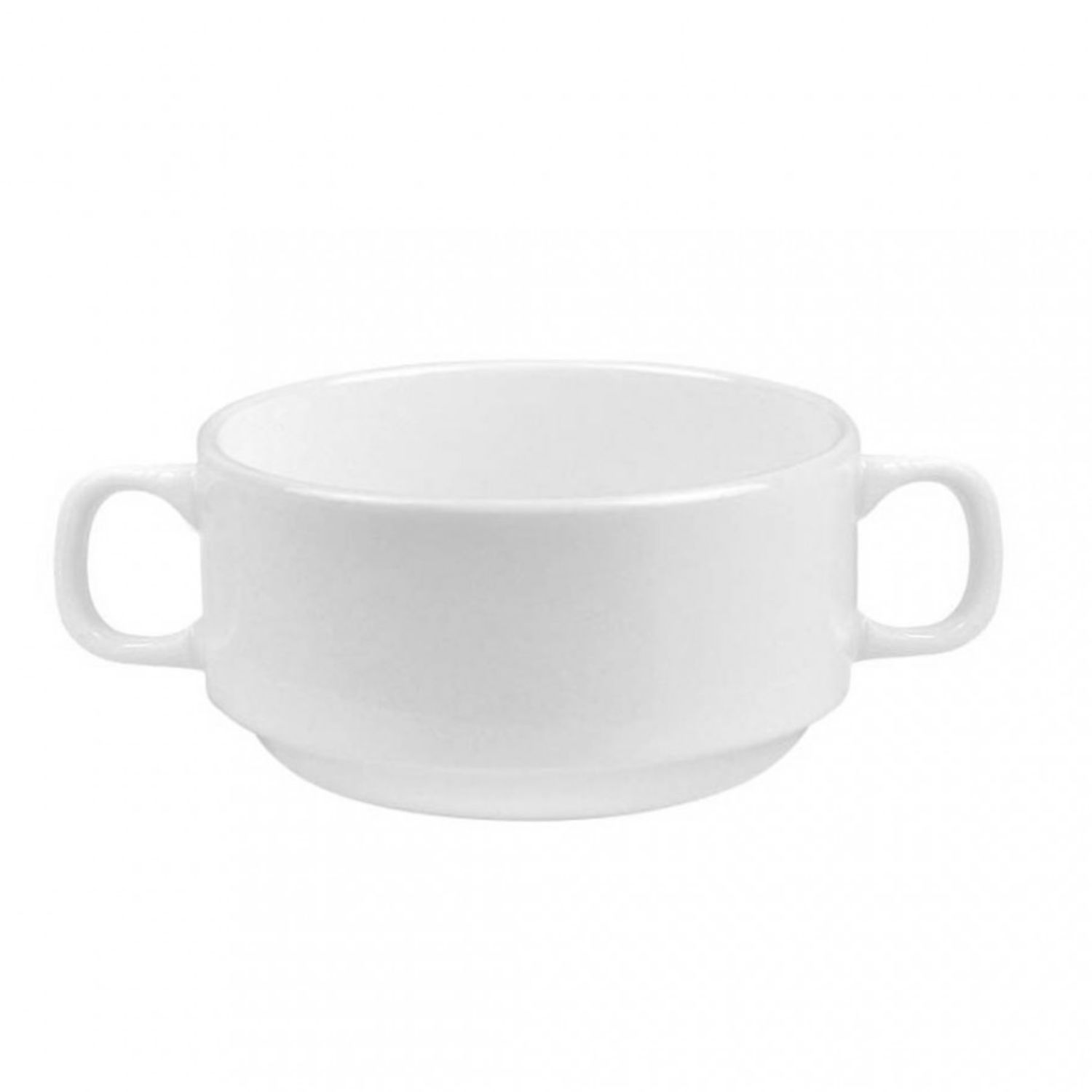 Consomera Apilable 320Ml Bormioli Rocco De Porcelana Blanca