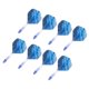 thumbnail image 4 of Ejes del dardo del hilo de 6pcs 2ba con el reemplazo azul de los vuelos de los dardos de las colas, 4 of 5