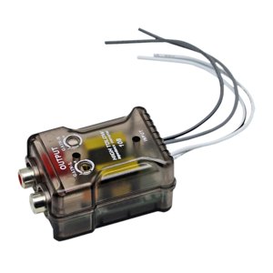 Magideal - Convertidor De Audio De Alta A Baja Impedancia, Rendimiento Estable, Portátil, Compacto Y Robusto. Amplificador Para Coche. Convertidor De Impedancia