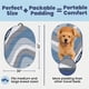 thumbnail image 2 of Cama para perros rubyloo 107 cm x 76 cm Plegable y Compacta Azul, 2 of 7