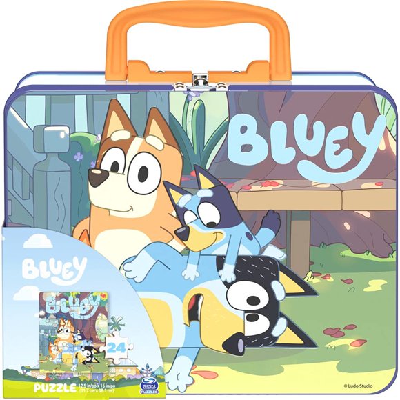 Lata de almuerzo Puzzle Bluey de 24 piezas con lata de almacenamiento My Pet Elephant
