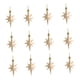 thumbnail image 2 of 12 Piezas De Adornos Navideños Con Forma De Estrella, Decoraciones Navideñas Para Medias Navideñas, Color Champán, 2 of 5